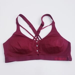 Victoria's Secret Lightweight By Victoria Mesh Racerback Strappy Sports Bra